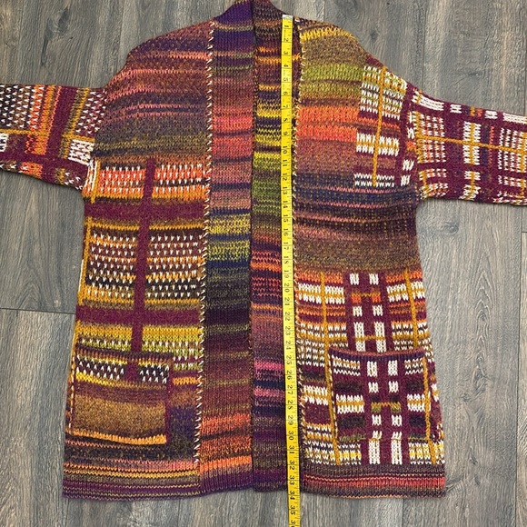 SOLD Anthropologie Tavia Longline Patchwork
Cardigan - Picture 7 of 11